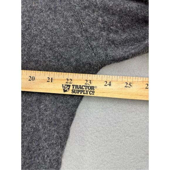 Pronto Uomo Mens Gray Long Sleeve V-Neck Knit 100% Cashmere Pullover Sweater Lar - Picture 5 of 6